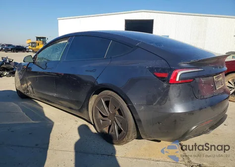 2024 Tesla Model 3 from USA, damaged, VIN 5YJ3E1ET5RF801531